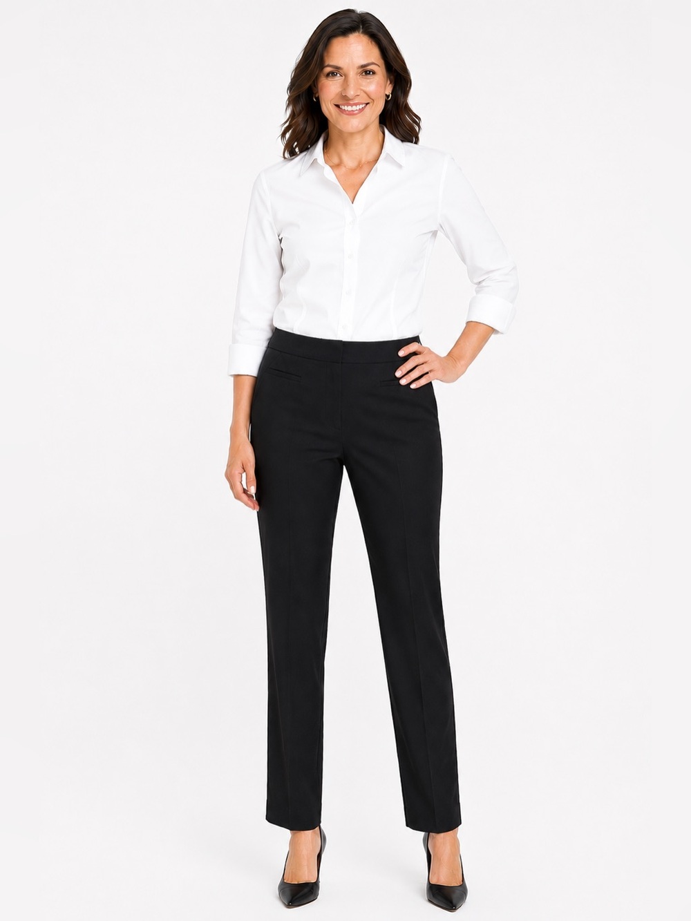 Talbots black dress pants trouser women’s size 10 petite